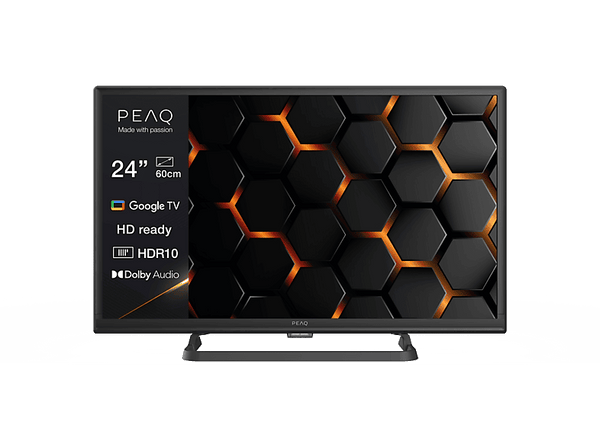 (❤️‿❤️) TV LED 24 Peaq PTV 24GH-5124C HD Google TV HD Ready HDR10 Dolby Audio Smart TV DVB-T2 (H.265) Negro