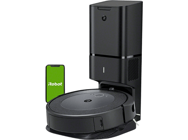 Robot aspirador iRobot Roomba i5+ (i5654)   0.4 l  Autonomía 75 min  Tecnologia AeroForce  Control por voz  Negro + Autovaciado de suciedad