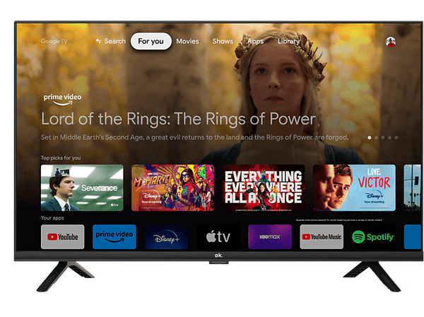 (❤️‿❤️) Opiniones TV LED 32  OK. OTV 32GH-5023C  HD Ready  D-LED   Google TV  Control por voz  Negro