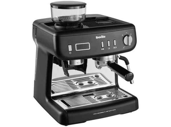 Cafetera express Breville Barista Max+ VCF152X 1600 W 15 bar Hasta 3 tazas Molinillo Tap&Go Negro