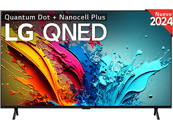 TV QNED 98 LG 98QNED89T6A UHD 4K Procesador Inteligente 4K α8 Smart TV DVB-T2 (H.265) Negro