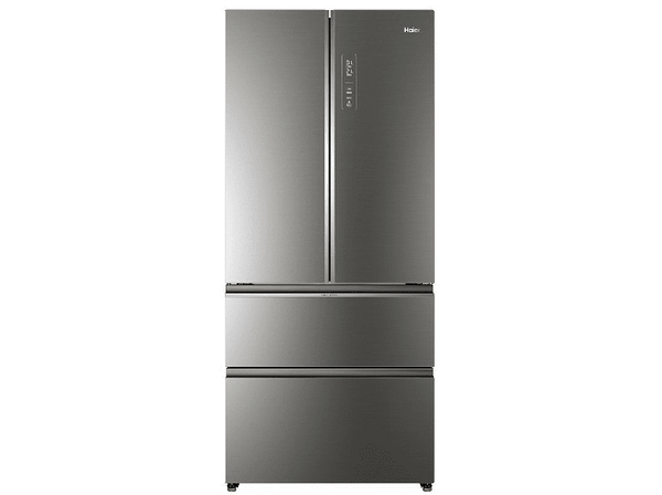 Frigorífico americano Haier FD 83 Series 7 HB18FGSAAA No frost 190 cm 539 l Motor Inverter Antibacterias Inox