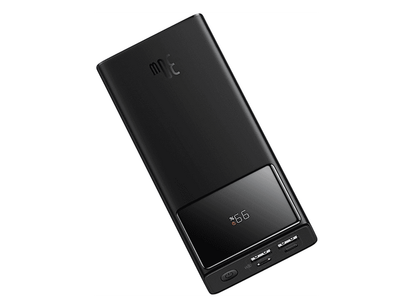 Powerbank Baseus STAR-LORD 30000mAh 30W Carga rápida y simultánea Con pantalla LED USB a Tipo C Negro