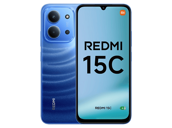 Móvil Xiaomi Redmi 15C Azul Luz de Luna 256GB 4GB RAM 6.9 HD+ MediaTek Helio G81-Ultra 6000 mAh