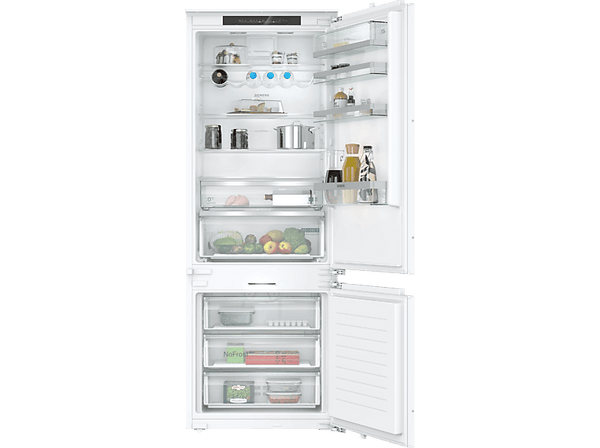 Frigorífico combi integrable Siemens KB96NADD0  No Frost  193.5 cm  382 l  Cajón hyperFresh  Home Connect  Inox panelable