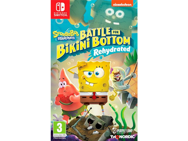Nintendo Switch Bob Esponja Battle for Bikini Bottom Rehydrated