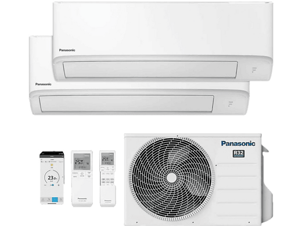 Aire acondicionado Panasonic KIT-2TZ2535-ZBE Split 2x1 2150 fg/h + 3010 fg/h WiFi Inverter Bomba de calor