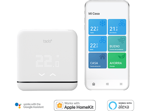 (❤️‿❤️) Controlador de aire acondicionado Tadoº V3+ Táctil LED Infrarrojos Blanco