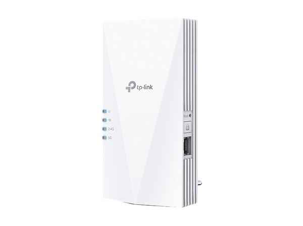 Repetidor Wi-Fi TP-Link RE780X Wi-Fi 6 de Doble Banda Puerto Gigabit y EasyMesh Blanco