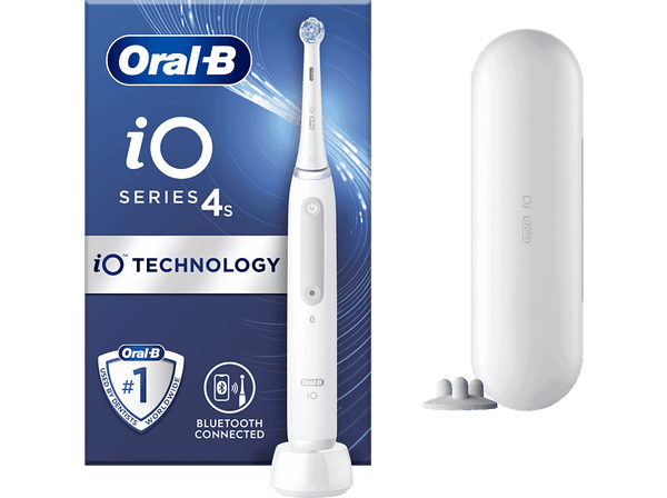 (❤️‿❤️) Opiniones Cepillo eléctrico Oral-B iO 4S Con 1 Cabezal Y 1 Estuche De Viaje Diseñado Por Braun Blanco