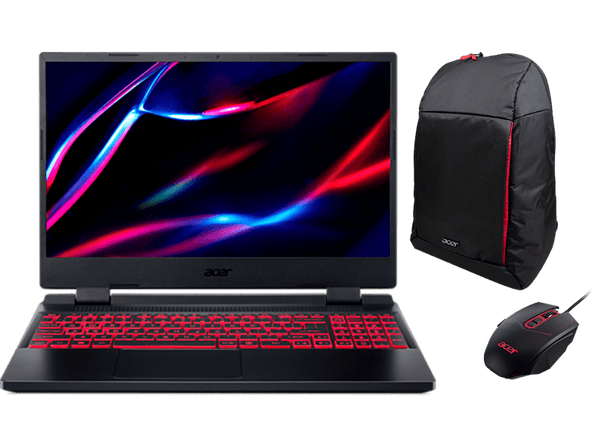 Portátil gaming Acer AN515-58,15.6 Full HD Intel® Core™ i5-12500H 16GB RAM 1TB SSD NVIDIA® GeForce RTX™ 3060 W11H Mochila + Ratón gaming