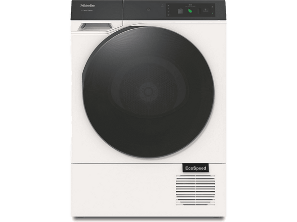(❤️‿❤️) Secadora bomba de calor Miele TQ 1000 WP  9 kg  22 Programas  Display Táctil  QuickPowerDry  SteamCare  Blanco loto