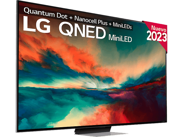 TV QNED Mini LED 86 LG 86QNED866RE  UHD 4K  Procesador Inteligente α7 4K Gen6  Smart TV  DVB-T2 (H.265)  Negro
