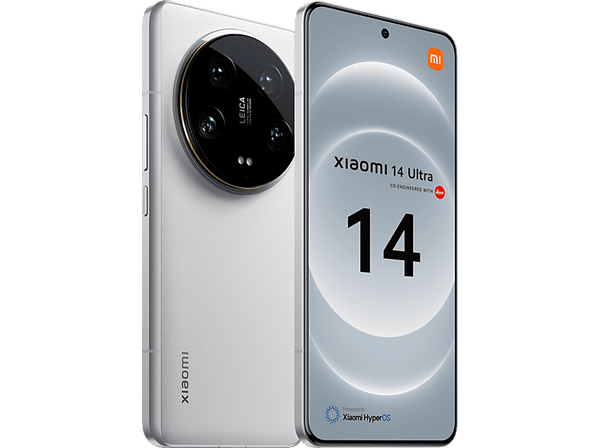 (❤️‿❤️) Móvil Xiaomi 14 Ultra Blanco 512 GB 16 GB RAM 6.73 WQHD+ AMOLED 120Hz Snapdragon 8 Gen 3 5000 mAh Android-HyperOS