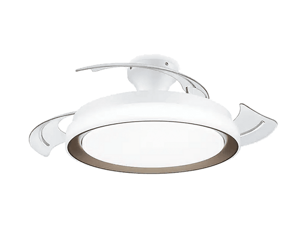 (❤️‿❤️) Opiniones Ventilador de techo Philips Bliss (2026) 28 W 6 Velocidades Aspas retráctiles 106 cm 4500 lúmenes regulables Mando a distancia Blanco/Dorado