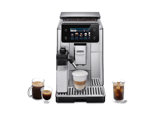 (❤️‿❤️) Opiniones Cafetera superautomática De’Longhi PrimaDonna Aromatic ECAM630.55.SSM  1450 W  19 bar  0.5 l  Molinillo integrado  Plateado/Acero inoxidable