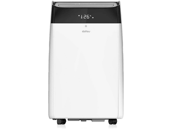 (❤️‿❤️) Aire acondicionado portátil Daitsu APD-12FCX 3009 fg/h Velocidad de Ventilador Ajustable 390 m³ 51 dB (A) Blanco y Negro