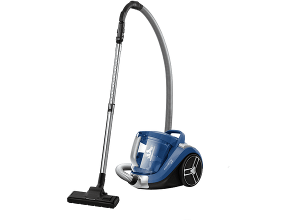 Aspirador sin bolsa Rowenta Compact Power XXL 550 W Depósito 2.5 l Filtro HEPA Radio 8.8 m Azul
