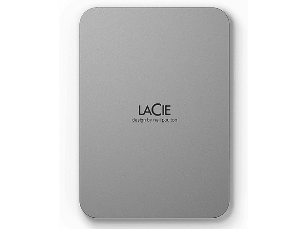 (❤️‿❤️) Disco duro externo 1 TB LaCie Mobile Drive V2 STLP1000400 USB-C 130 MB/s Plateado lunar