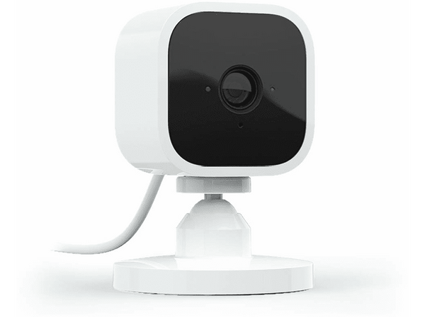 Cámara de seguridad Amazon Blink Mini 1080p Detección de movimiento Visión nocturna,Talkback,Alexa,Blanco