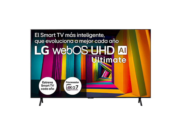 TV LED 98 LG 98UT91006LA  UHD 4K  Procesador Inteligente 4K α8  Smart TV  DVB-T2 (H.265)  Negro