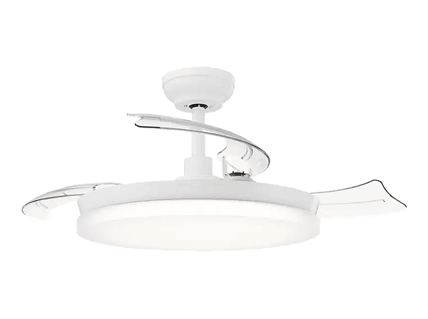 (❤️‿❤️) Ventilador de techo Philips Tynl (2026) 32 W 6 Velocidades Aspas retráctiles 4500 lúmenes regulables Mando a distancia Blanco