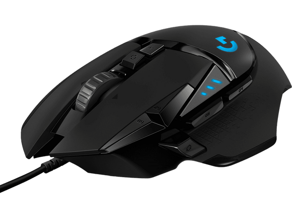 (❤️‿❤️) Ratón Gaming Logitech G502 Hero Puerto USB Pesas opcionales Respuesta 1000 Hz Negro