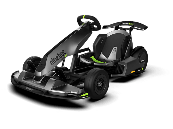 (❤️‿❤️) Kart eléctrico Segway-Ninebot GoKart PRO 40 km/h Autonomía 25 km 4800 W potencia máxima 4 modos Gris