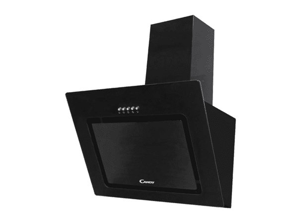 Campana Candy CVMAD60/1N De pared 3 velocidades 463m³/h 60cm ancho Filtro carbono Cristal Negro