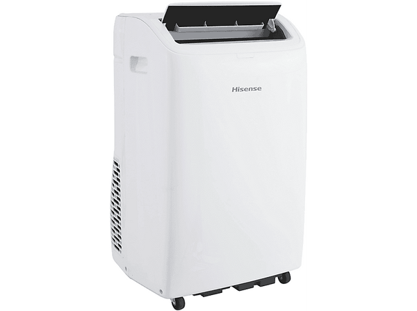 Aire acondicionado portátil Hisense APH09QC  2236 fg/h  3 velocidades  Bomba de calor  Deshumidificador  Mando a distancia  Kit Ventan  WiFi  Blanco