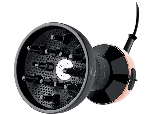 (❤️‿❤️) Secador Bellissima My ProDiffon Ceramic DF1 3000 700 W 2 Niveles de temperatura Difusor Negro