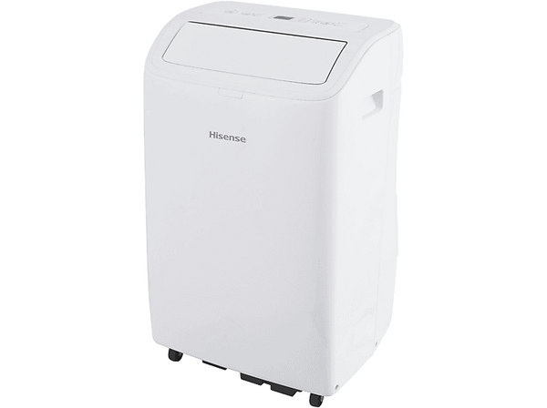 Aire acondicionado portátil Hisense APC09QC  2236 fg/h  3 velocidades  Deshumidificador  Super Cool  Mando a distancia  Kit Ventana  Wi-Fi  Blanco