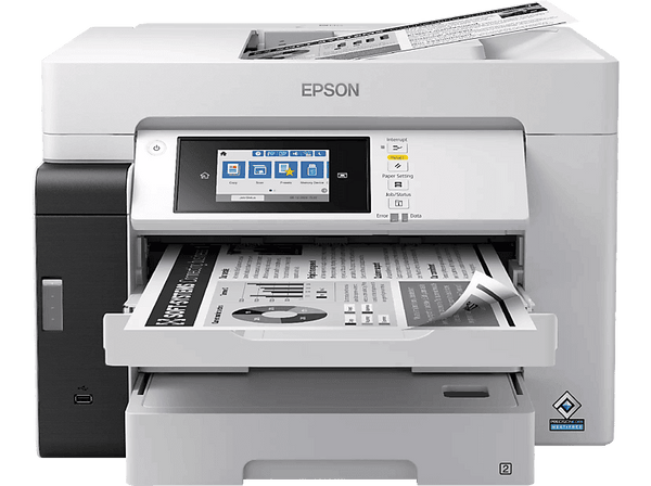 (❤️‿❤️) Impresora tinta Epson EcoTank Pro ET-M16685  Monocromo  Multifunción  A3  Wi-Fi  Blanco