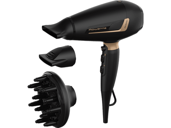 (❤️‿❤️) Secador Rowenta Pro Expert CV8840F0 2200 W Motor AC Tecnología iónica 3 temperaturas 2 velocidades Negro y cobre