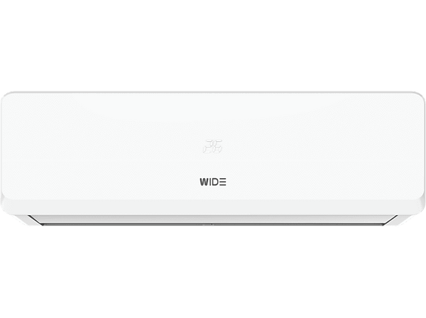 Aire acondicionado Split 1 x 1 Wide WDS09IUL5ECO-R32 2236 fg/h frío 2.6 kW calor Inverter Botón turbo Temporizador 24h Blanco