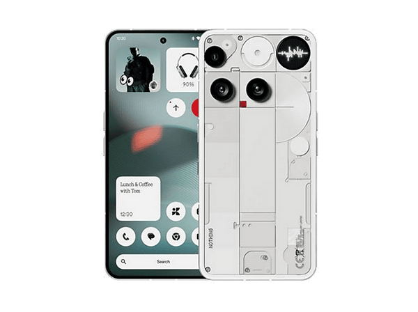 Móvil Nothing Phone 3 Blanco 512GB 16 GB 6.67 AMOLED Qualcomm® Snapdragon 8S Gen 4 5150 mAh