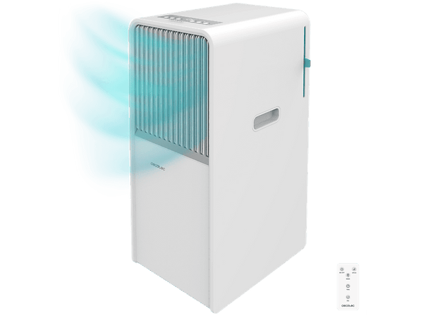 Aire acondicionado portátil Cecotec ForceClima 7150 Style 1750 fg/h 2 velocidades 20 m² 4 modos Deshumidificador Mando a distancia White