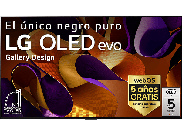 TV OLED 55 LG OLED55G45LW  UHD 4K  Procesador Inteligente 4K α11  Smart TV  DVB-T2 (H.265)  Negro