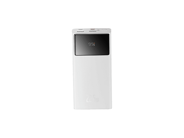 Powerbank Baseus STAR-LORD 30000mAh 22.5W Carga rápida y simultánea Con pantalla LED USB a Tipo C Blanco
