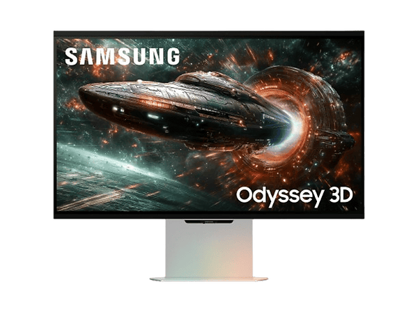 (❤️‿❤️) Monitor gaming Samsung Odyssey 3D G90XF LS27FG904XUXEN 27 UHD 4K 165Hz 1ms 3D sin Gafas IA 3D Video Odyssey 3D Hub Altura ajustable Plata