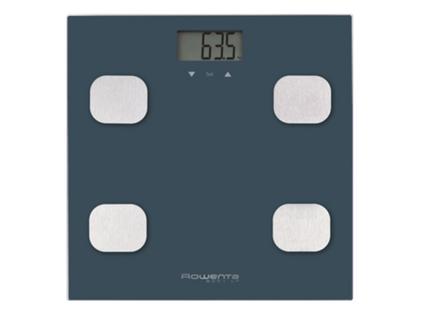 Báscula de baño Rowenta Body Up BR2520 Hasta 150 kg 8 perfiles Impedancia bioeléctrica Azul