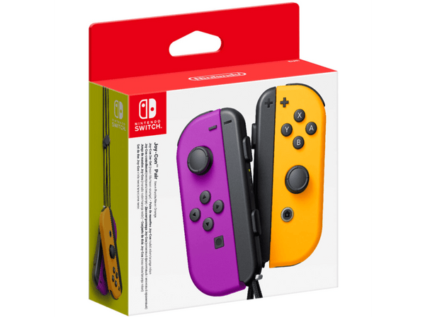 (❤️‿❤️) Mando Joy-Con Set Nintendo Switch Izquierda y Derecha Vibración HD Naranja y morado