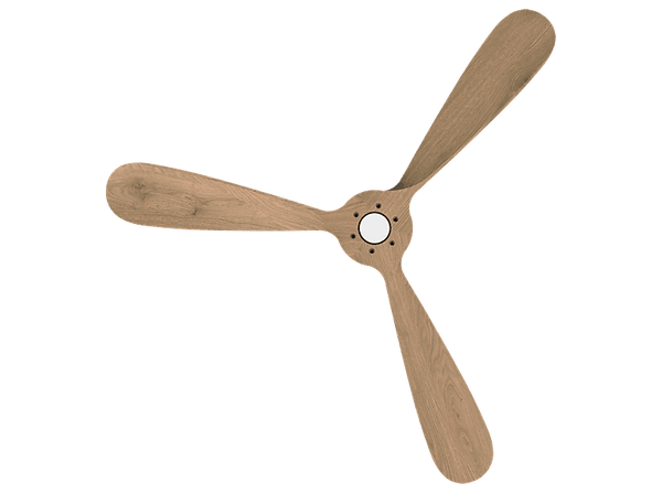 Ventilador de techo Cecotec EnergySilence 5400 Classic Motor DC 40 W Mando 6 velocidades Temporizador 8h 3 aspas Blanco y madera clara