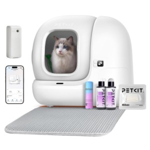 Arenero Automático PETKIT Pura Max 2 Premium Kit Con tecnología xSecure e incluye kit de eliminación de olores Control APP