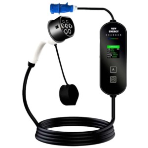 Cargador Coche Eléctrico Portátil 16A / 3.5KW / Monofásico / 5M / LCD EV Tipo 2