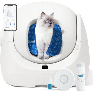 Arenero Autolimpiable Catlink Baymax Scooper SE Blanco