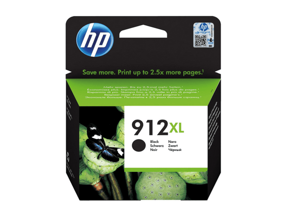 Cartucho de tinta HP 912 XL Negro 3YL84AE