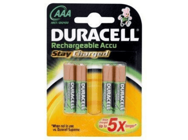 Pilas AAA Duracell Recharge Ultra 1.2 V Recargables 4 uds