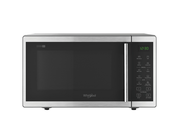 Microondas Whirlpool MWP 253 SX Grill Potencia 900W 7 niveles Función descongelación 25L. Inox