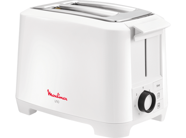 Tostadora Moulinex LT1401 2 Rebanadas 800 W Función descongelación y Recalentado Blanco